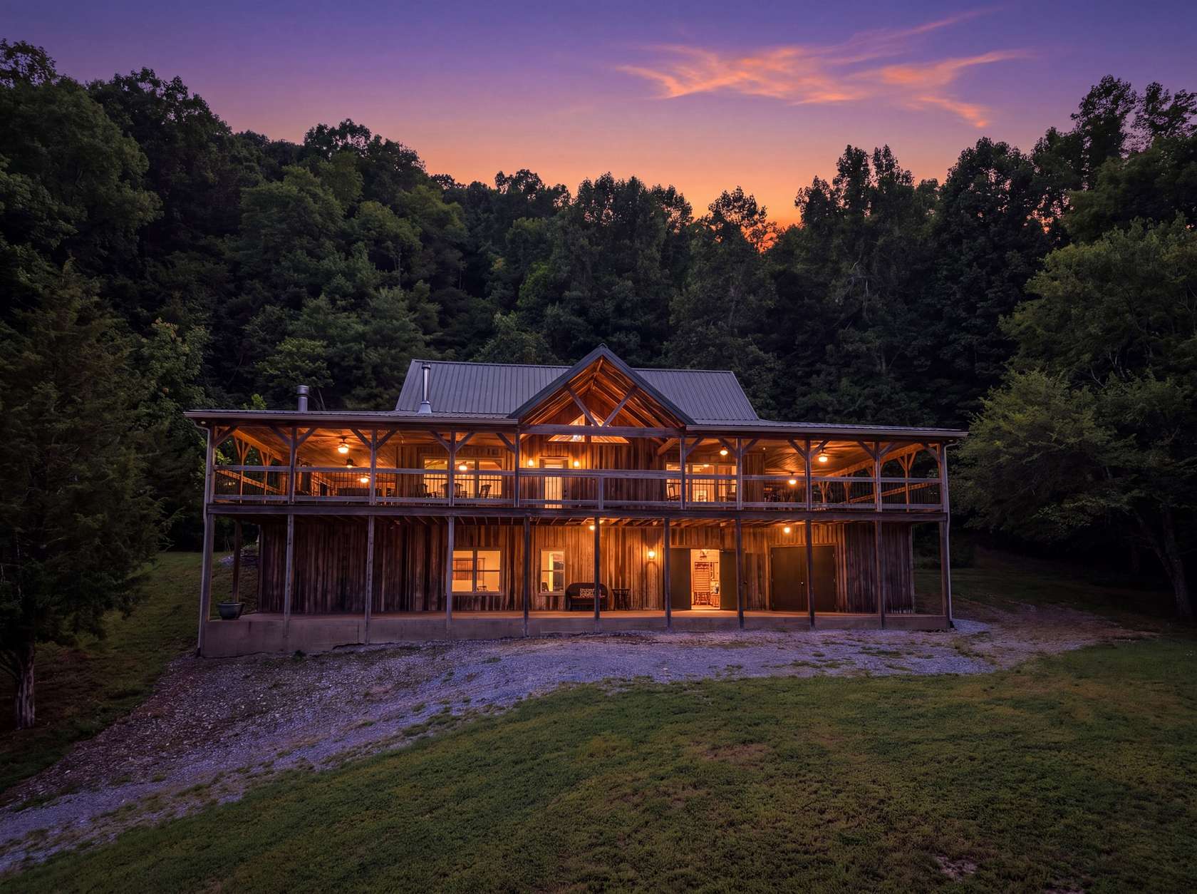 91.7 Acres of Land with Home for Sale in Pleasant Shade, Tennessee