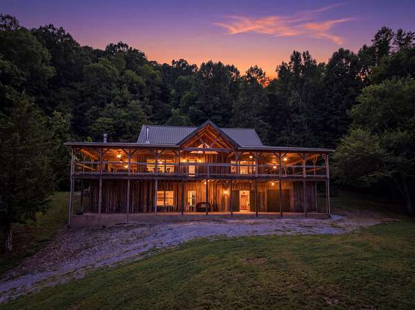 91.7 Acres of Land with Home for Sale in Pleasant Shade, Tennessee