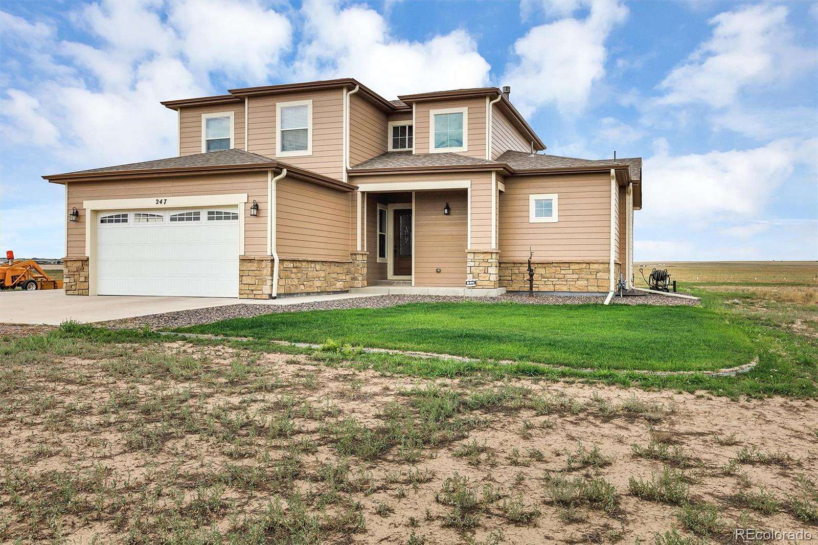 46.3 Acres of Agricultural Land with Home for Sale in Strasburg, Colorado