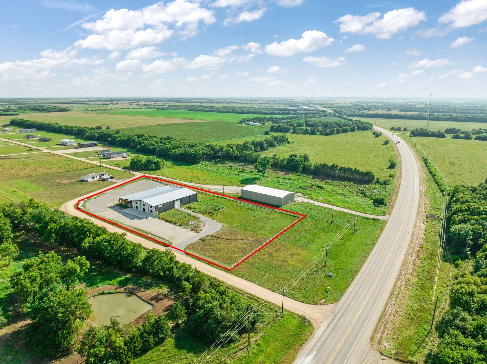 3.3 Acres of Commercial Land for Sale in Brookston, Texas
