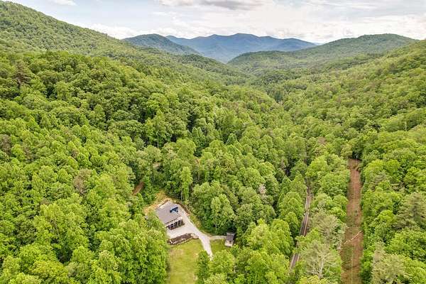 6.82 Acres of Land with Home for Sale in Franklin, North Carolina