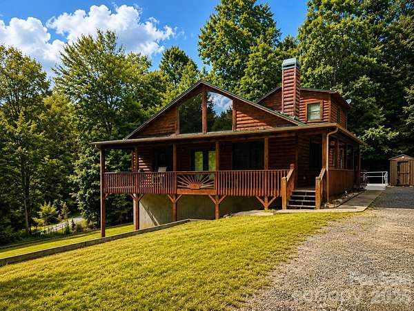 3.45 Acres of Land with Home for Sale in Murphy, North Carolina