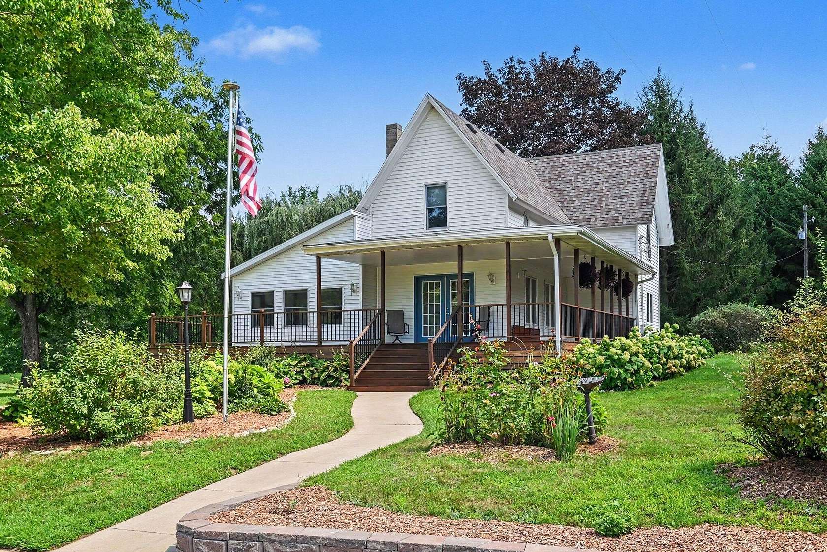 6.8 Acres of Land with Home for Sale in Bloomingdale, Michigan