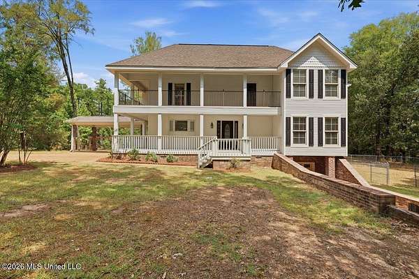 3.47 Acres of Land with Home for Sale in Florence, Mississippi