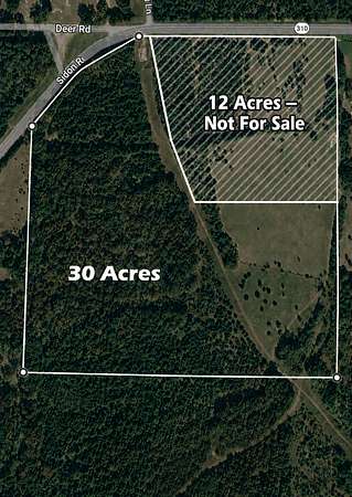 30 Acres of Recreational & Residential Land for Sale in Rose Bud, Arkansas