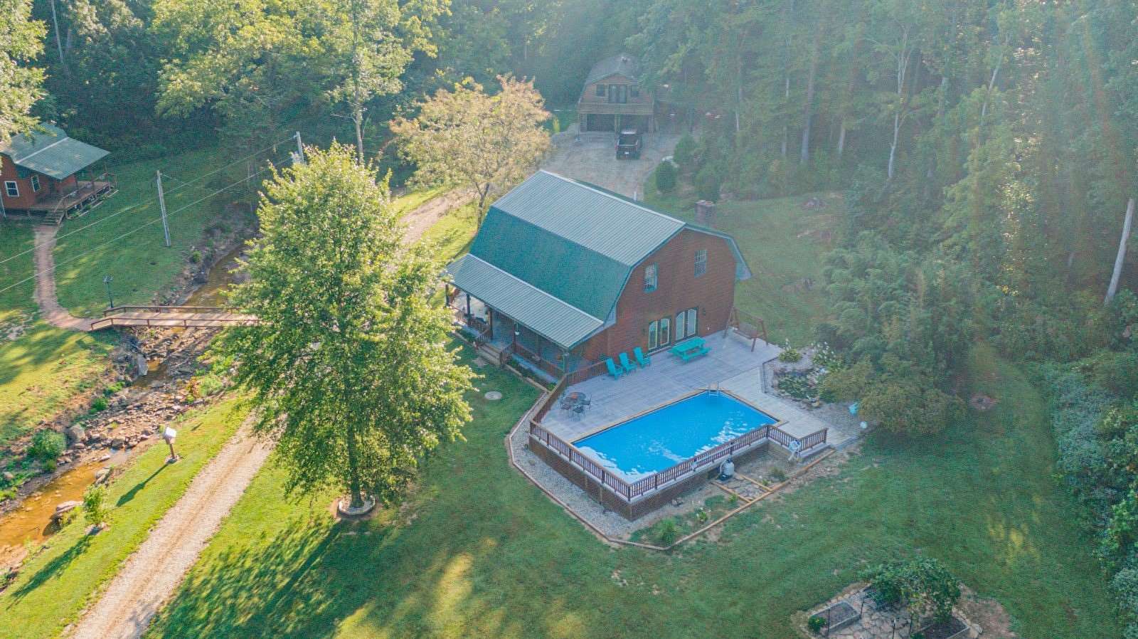 29 Acres of Recreational Land with Home for Sale in Bristow, Indiana