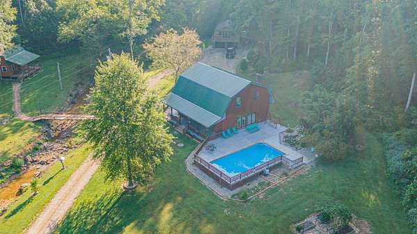 29 Acres of Recreational Land with Home for Sale in Bristow, Indiana