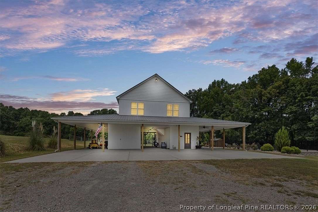 10.5 Acres of Land with Home for Sale in Carthage, North Carolina