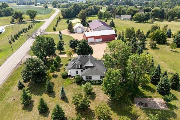 9.7 Acres of Land with Home for Sale in Delano, Minnesota