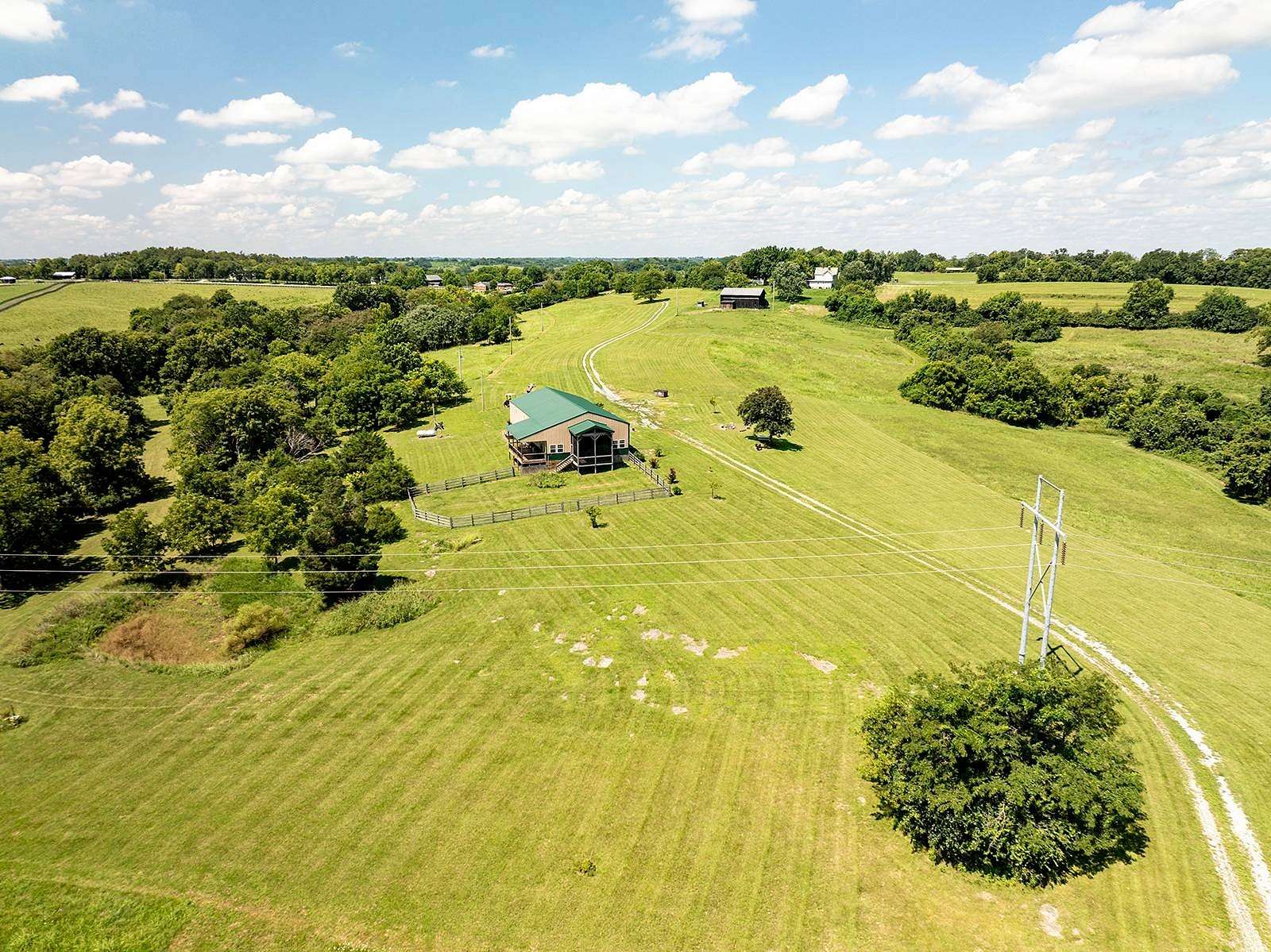 112 Acres of Land with Home for Auction in Harrodsburg, Kentucky