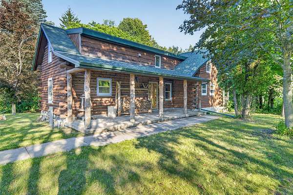 10 Acres of Land with Home for Sale in Elkhart Lake, Wisconsin