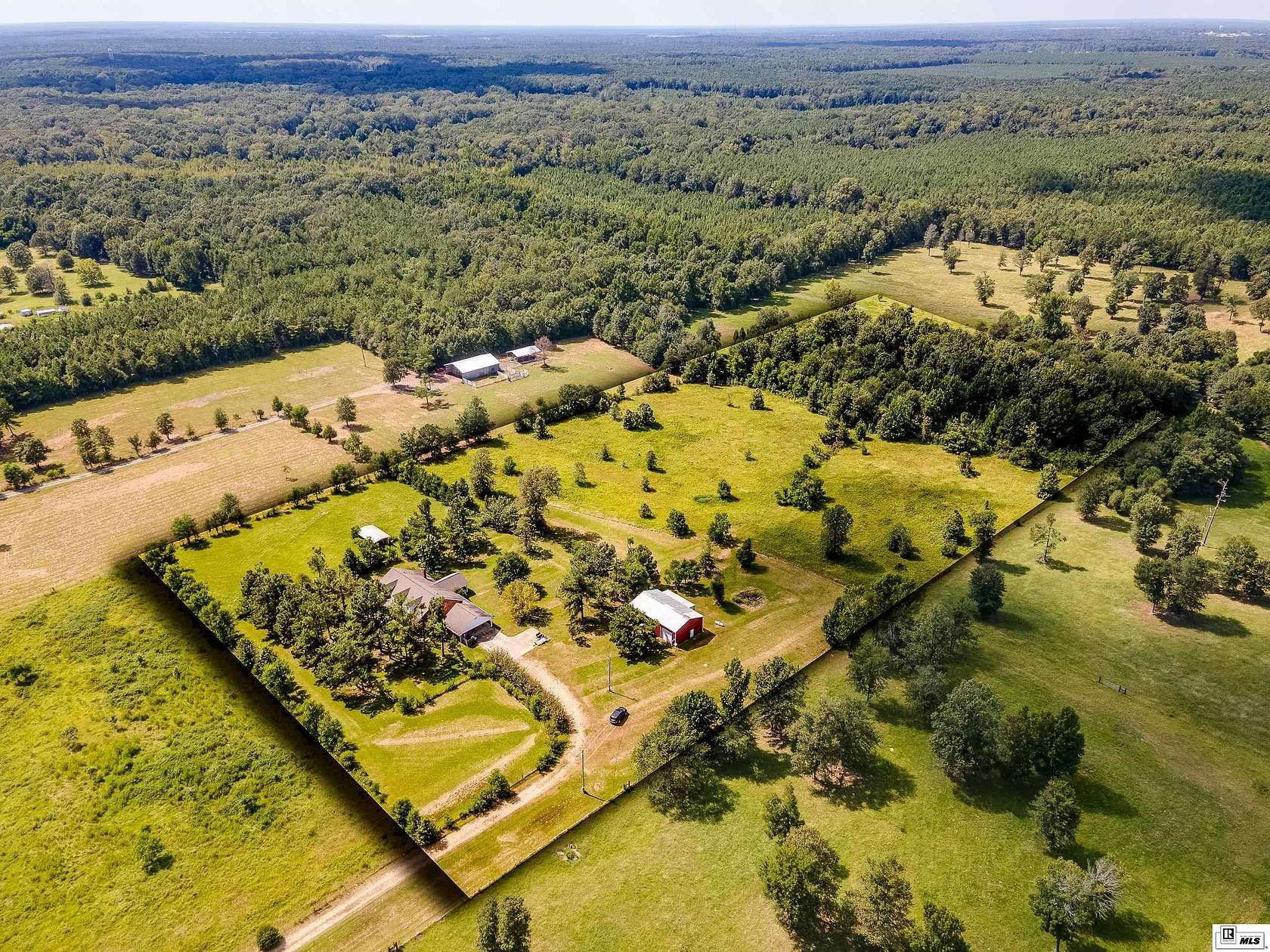 10 Acres of Land with Home for Sale in Collinston, Louisiana