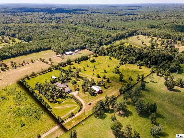 10 Acres of Land with Home for Sale in Collinston, Louisiana