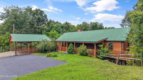 3.59 Acres of Land with Home for Sale in Dandridge, Tennessee