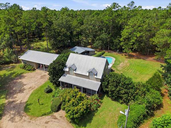 15 Acres of Land with Home for Sale in Sopchoppy, Florida