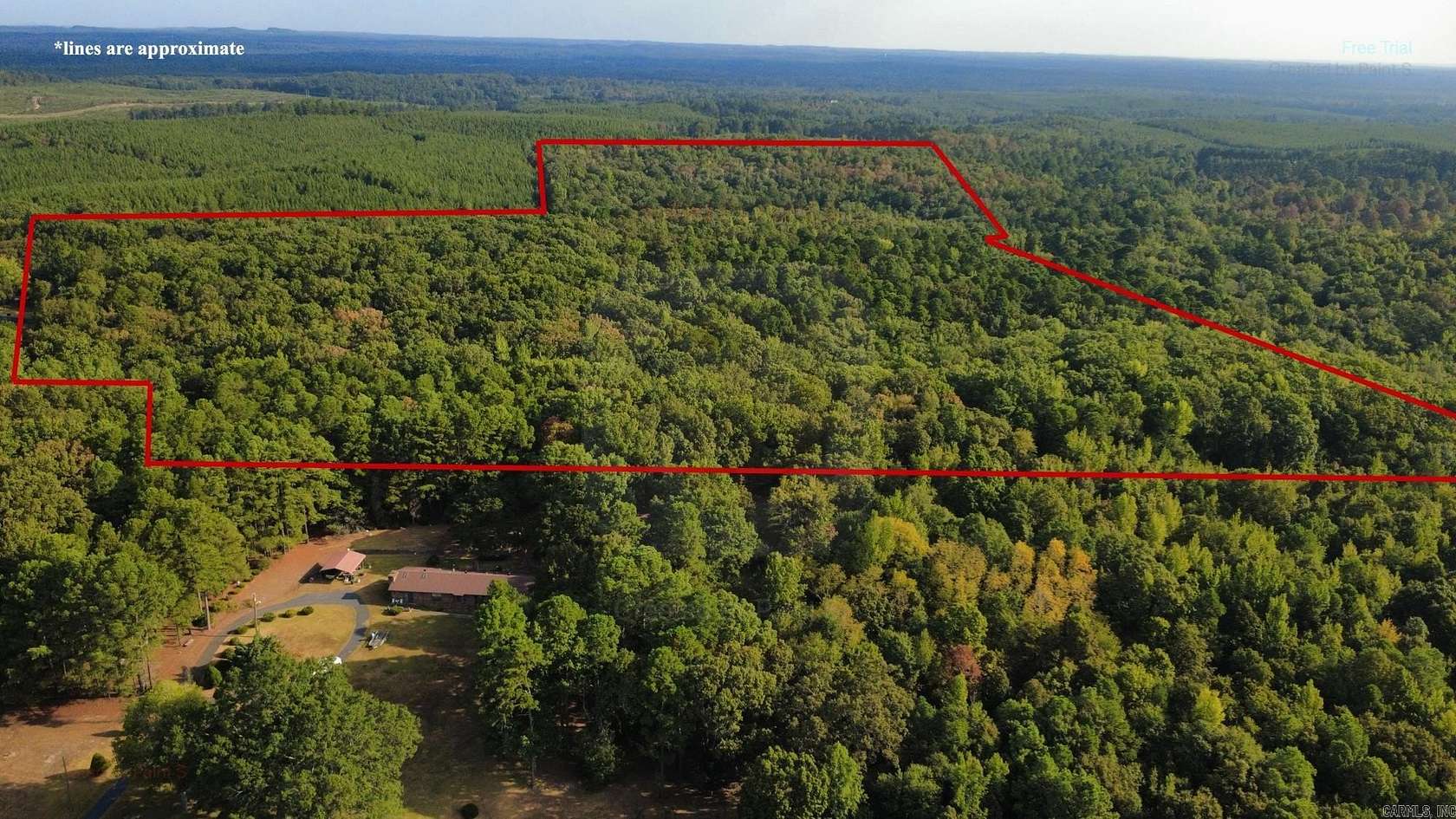 81.5 Acres of Recreational Land for Sale in Malvern, Arkansas