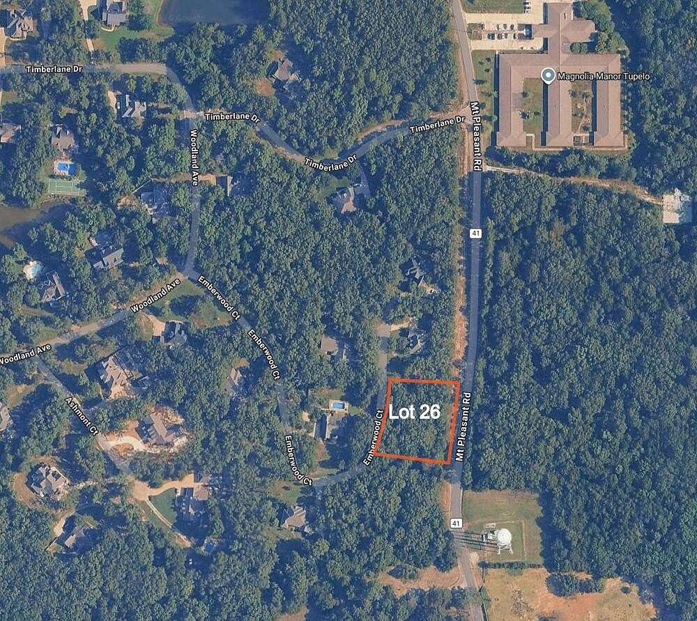 0.85 Acres of Residential Land for Sale in Tupelo, Mississippi