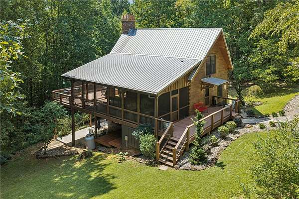 2.72 Acres of Land with Home for Sale in Mountain Rest, South Carolina