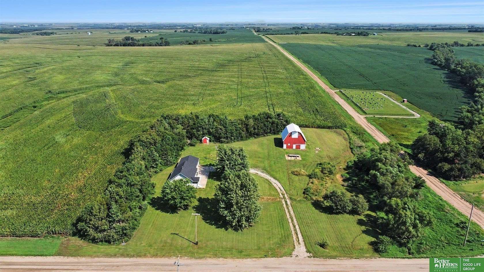 4.25 Acres of Land with Home for Sale in Beatrice, Nebraska
