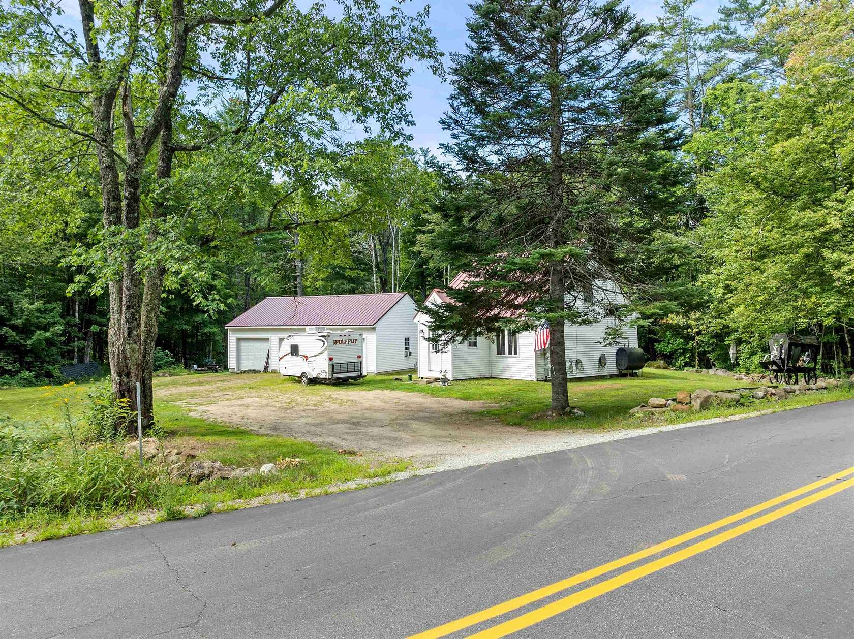 2 Acres of Land with Home for Sale in Hill, New Hampshire