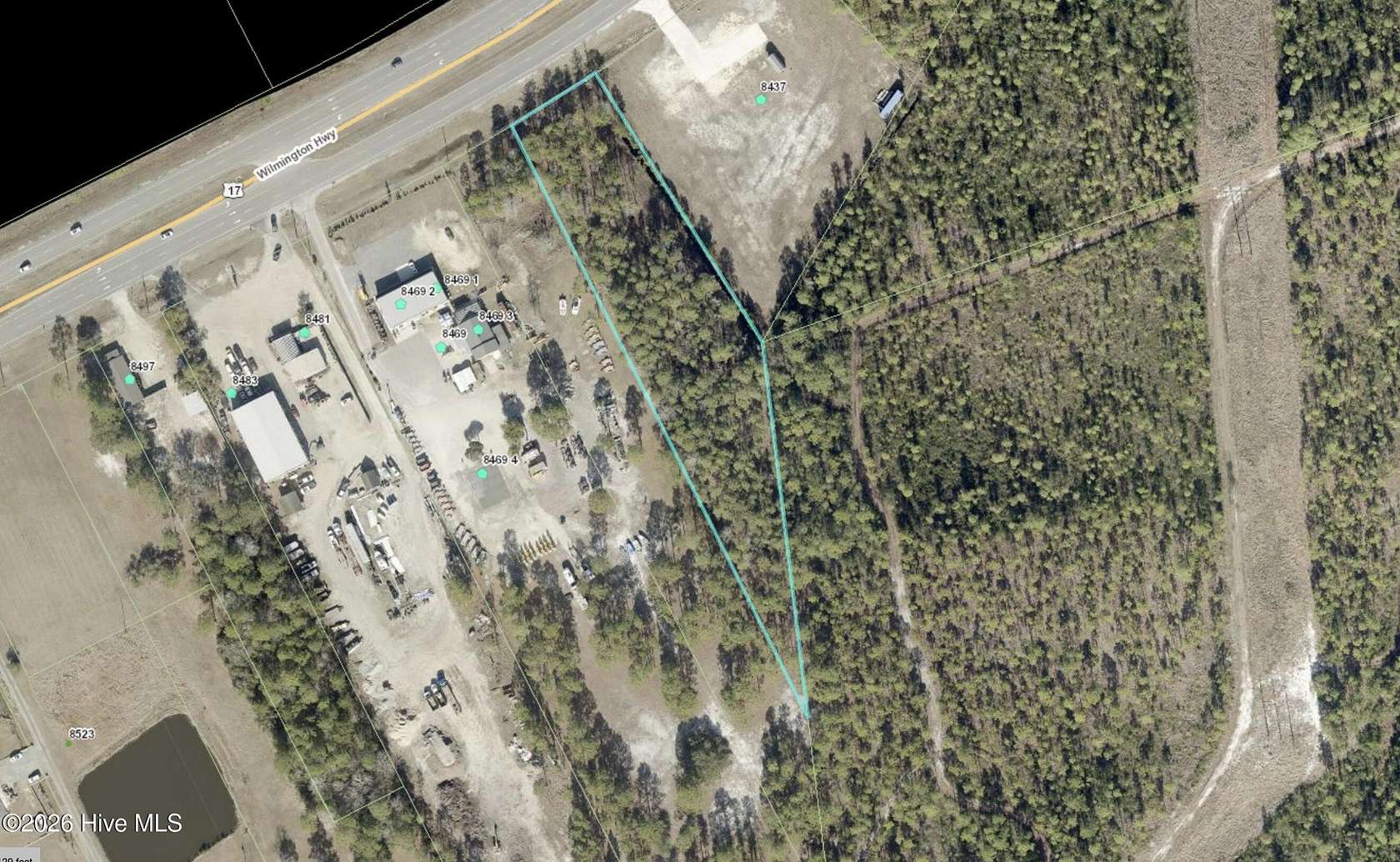 1.9 Acres of Commercial Land for Sale in Holly Ridge, North Carolina