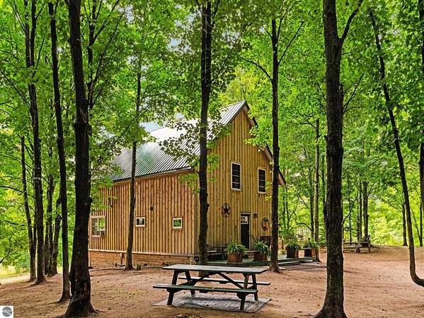 10 Acres of Recreational Land with Home for Sale in Mesick, Michigan