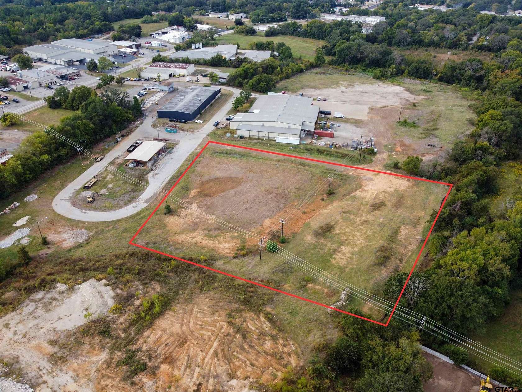 3.8 Acres of Commercial Land for Lease in Tyler, Texas