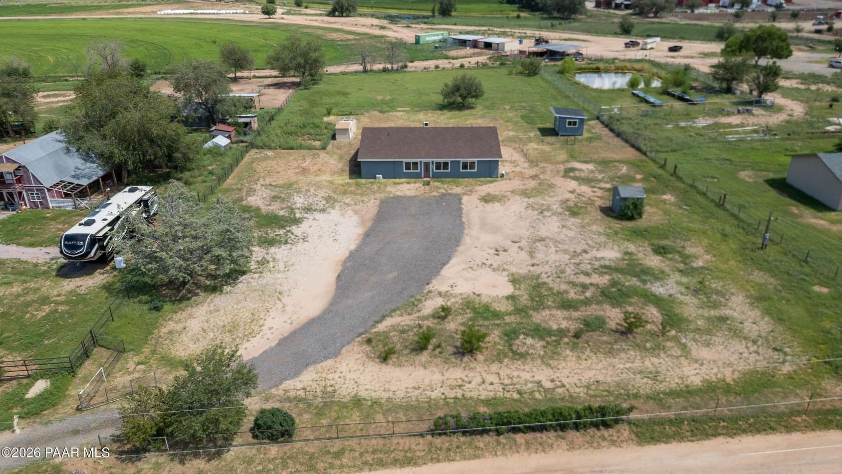 1.79 Acres of Land with Home for Sale in Chino Valley, Arizona