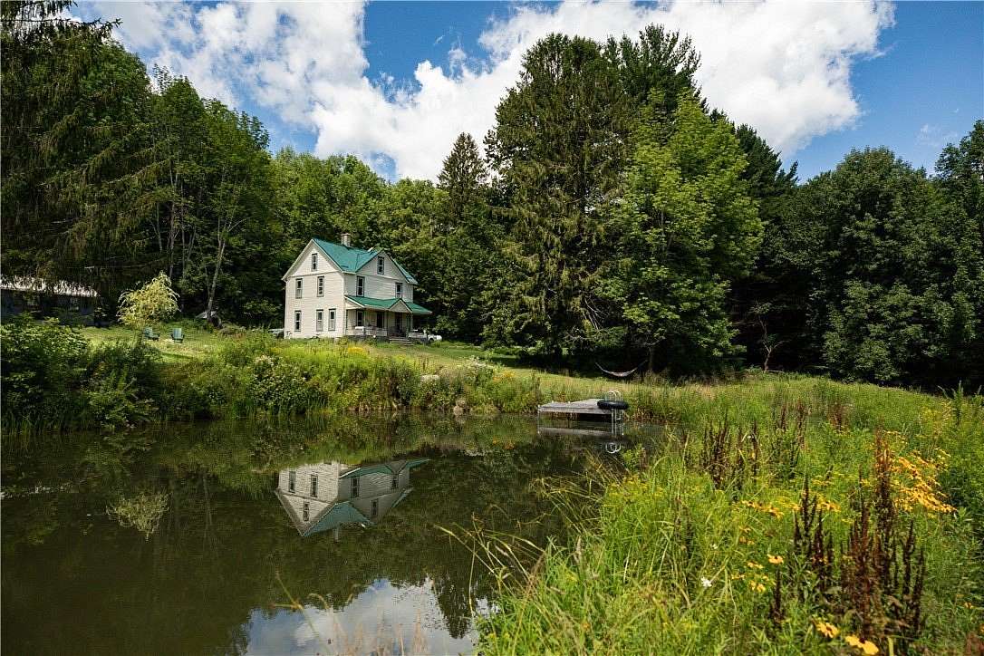 54 Acres of Recreational Land with Home for Sale in Hancock, New York