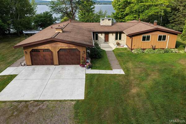 3.89 Acres of Land with Home for Sale in Marenisco, Michigan
