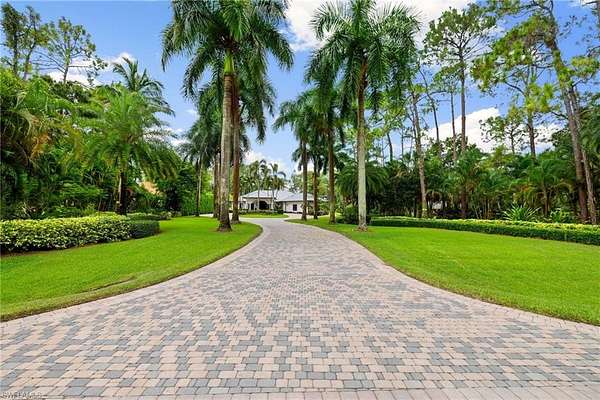 2.5 Acres of Land with Home for Sale in Naples, Florida