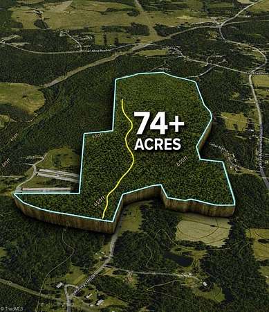 74.3 Acres of Recreational & Residential Land for Sale in Randleman, North Carolina