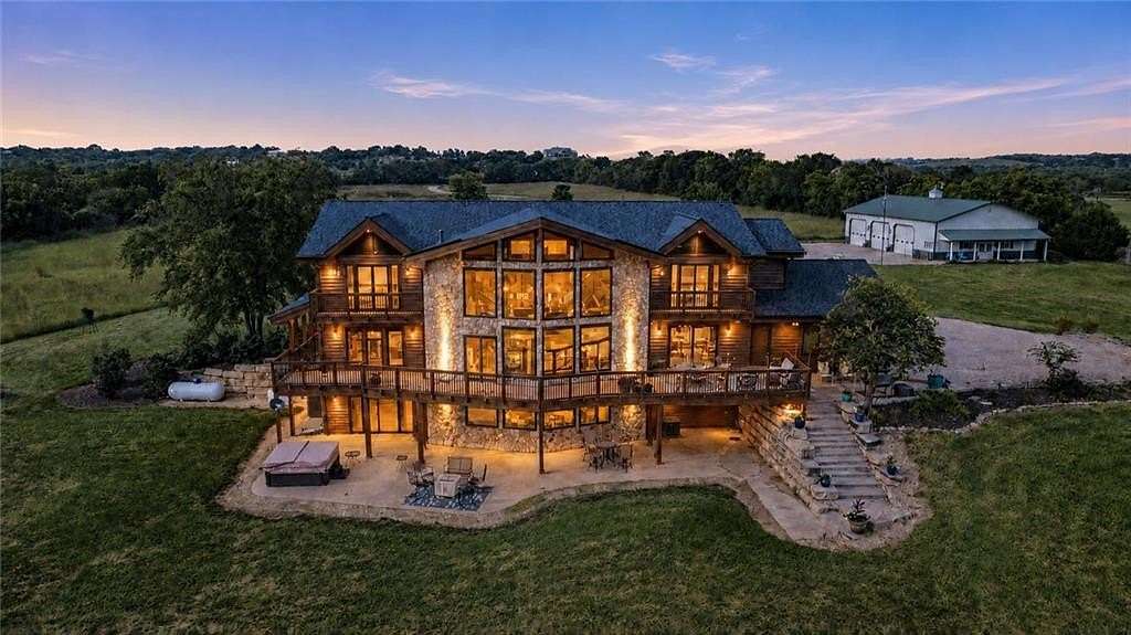 22.5 Acres of Land with Home for Sale in Lawrence, Kansas