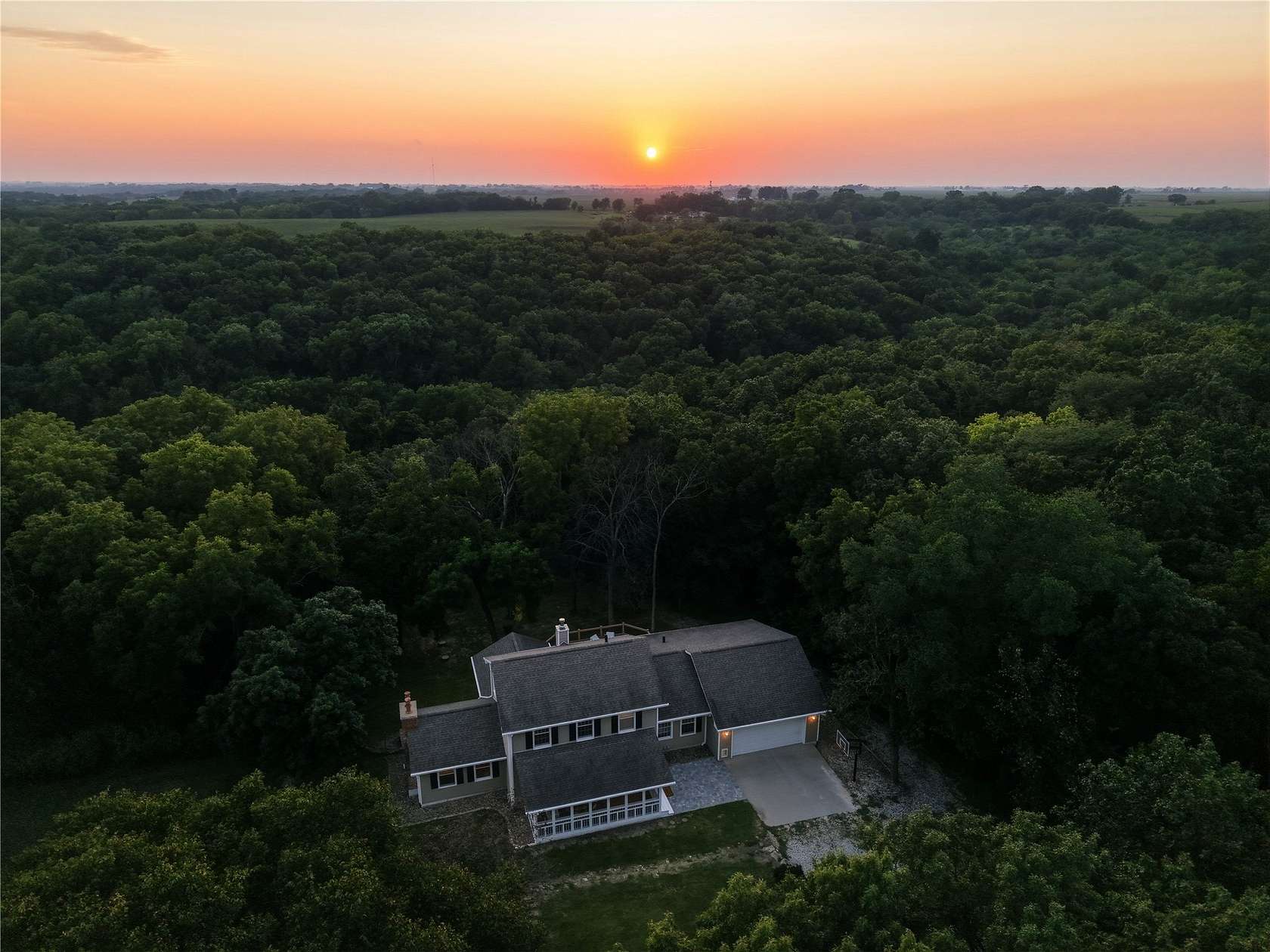 4.88 Acres of Land with Home for Sale in Winterset, Iowa