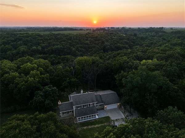 4.88 Acres of Land with Home for Sale in Winterset, Iowa