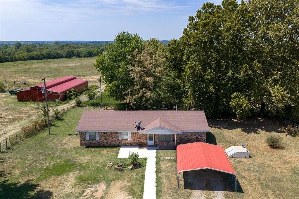 105 Acres of Land with Home for Sale in Okemah, Oklahoma