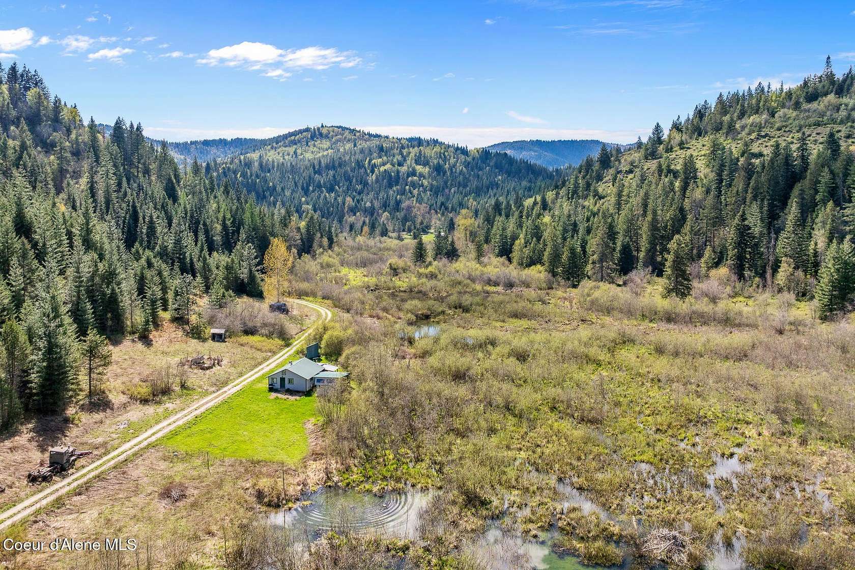 50 Acres of Land with Home for Sale in Priest River, Idaho