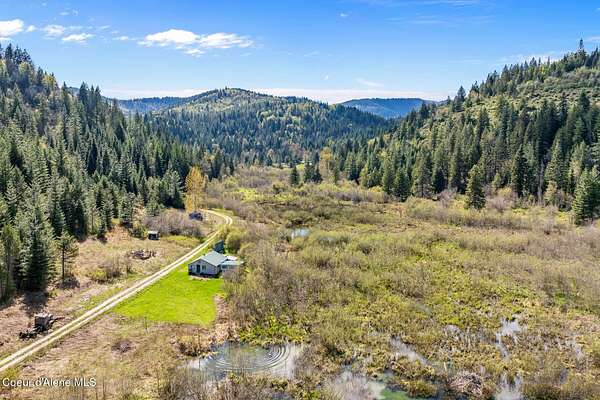 50 Acres of Land with Home for Sale in Priest River, Idaho