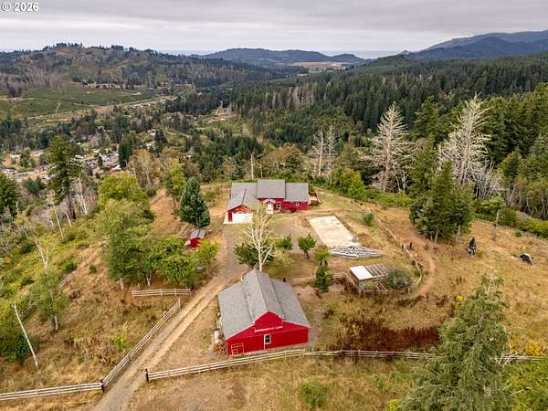 5 Acres of Land with Home for Sale in Otis, Oregon