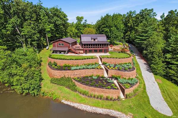30.7 Acres of Land with Home for Sale in Morgantown, Indiana