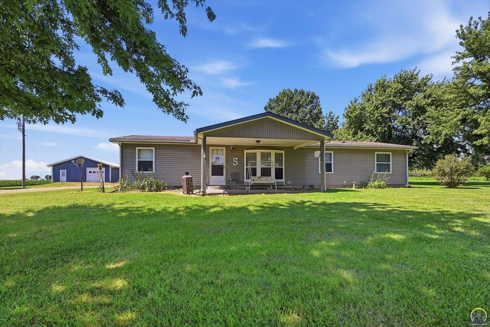8 Acres of Land with Home for Sale in Overbrook, Kansas