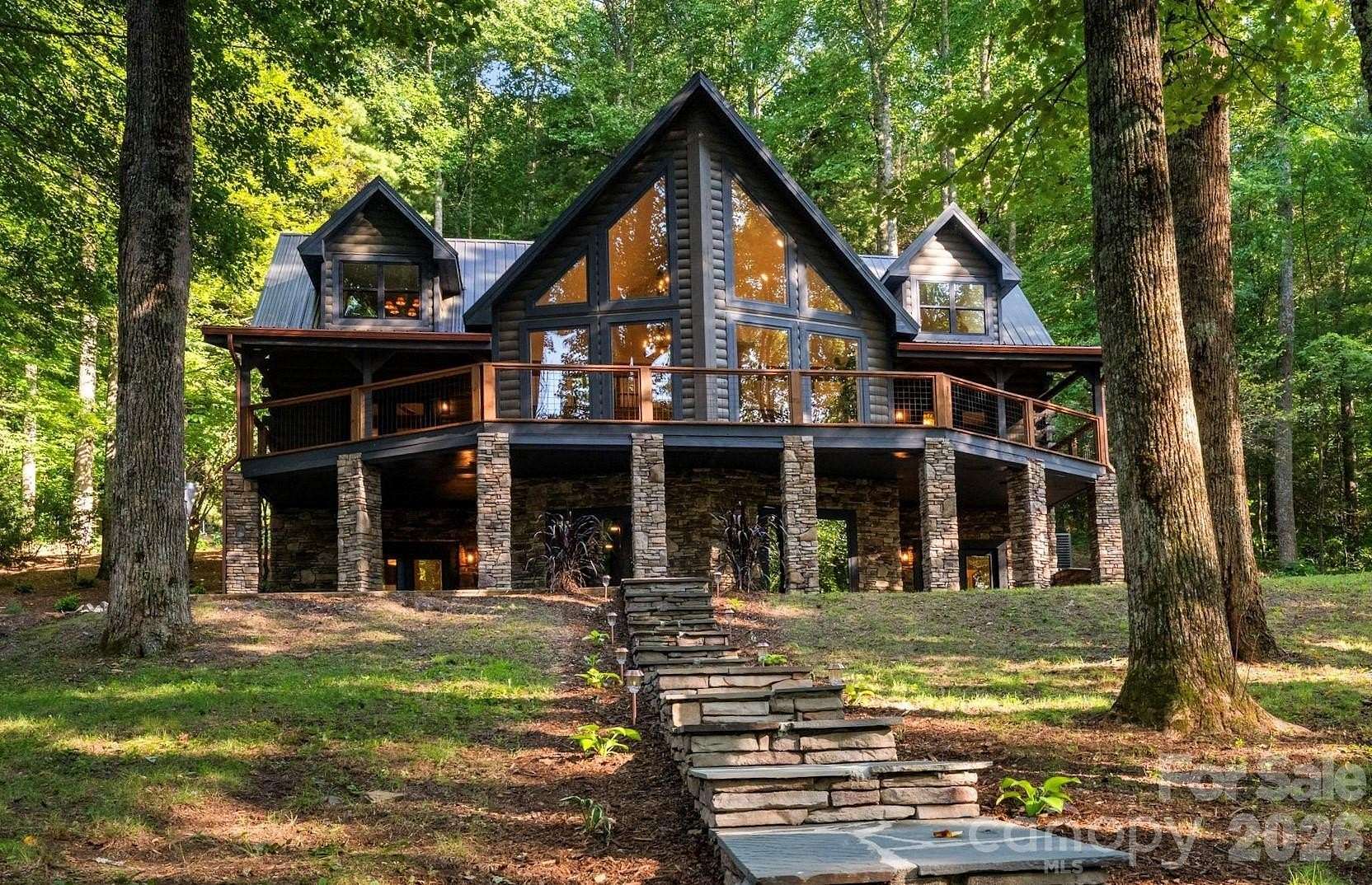 6.64 Acres of Land with Home for Sale in Hendersonville, North Carolina