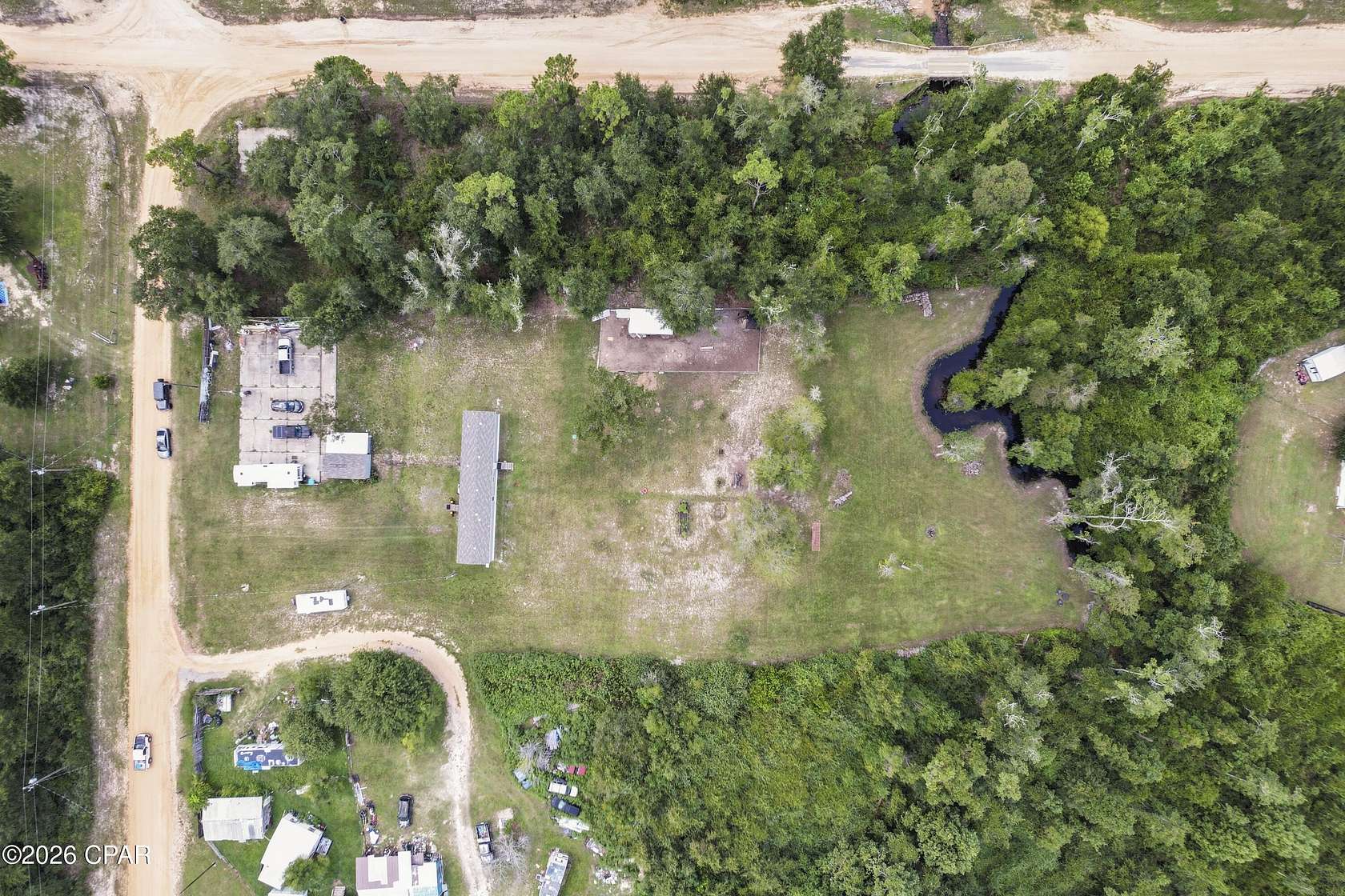 1.6 Acres of Land with Home for Sale in Fountain, Florida