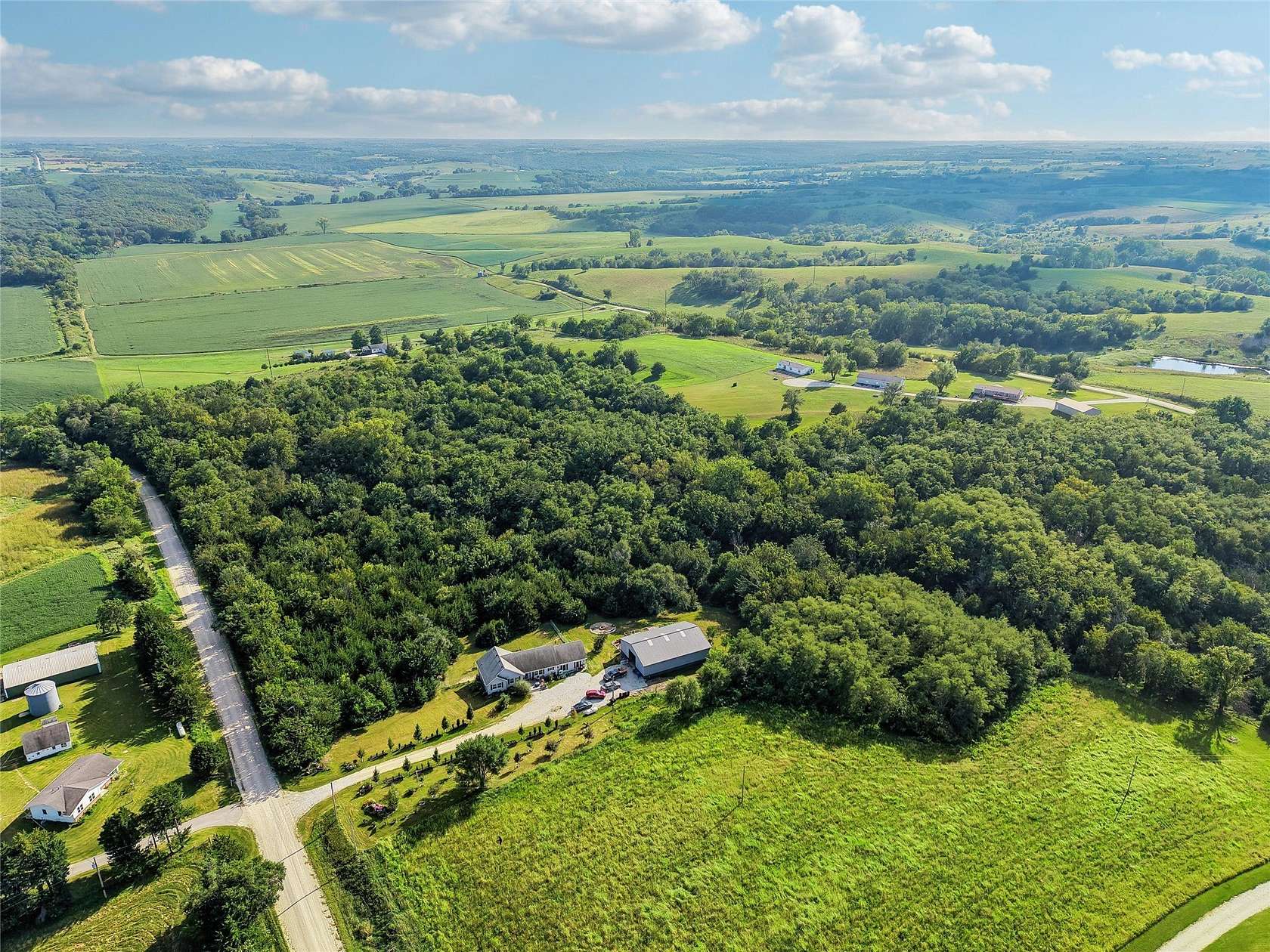 20 Acres of Recreational Land with Home for Sale in Truro, Iowa