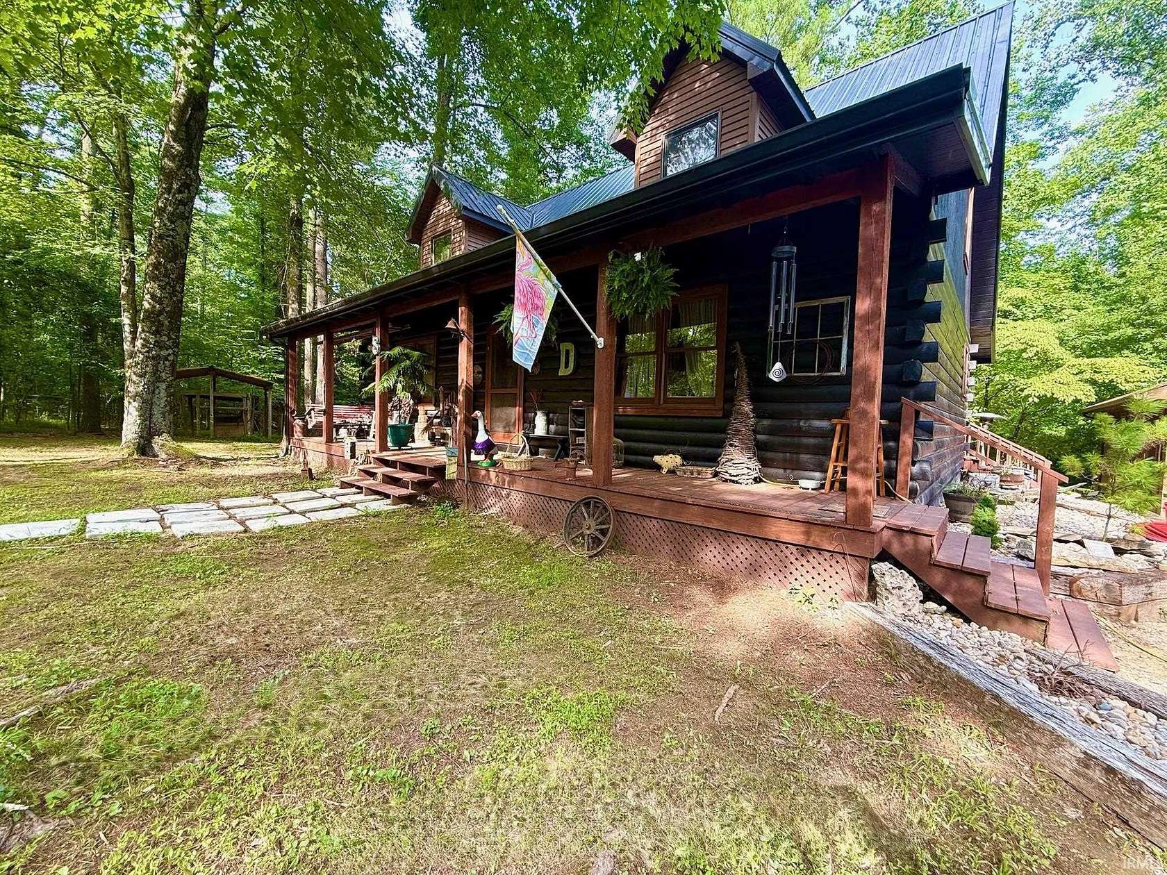 2 Acres of Land with Home for Sale in Mitchell, Indiana