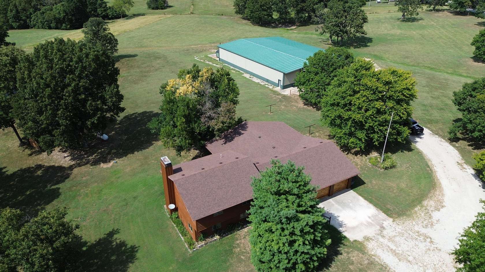 38.4 Acres of Recreational Land with Home for Sale in Cassville, Missouri