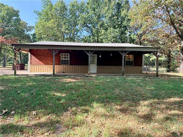 8.89 Acres of Land with Home for Sale in Wister, Oklahoma