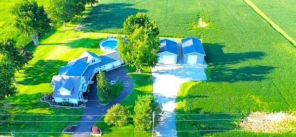 10 Acres of Land with Home for Sale in Piqua, Ohio