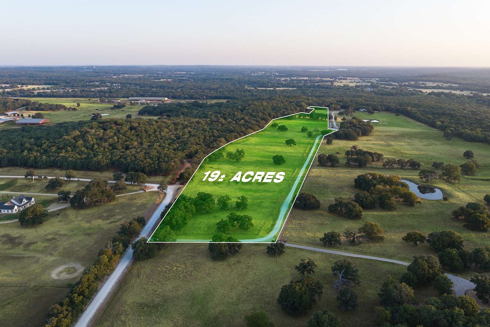 18.8 Acres of Agricultural Land for Sale in Valley View, Texas