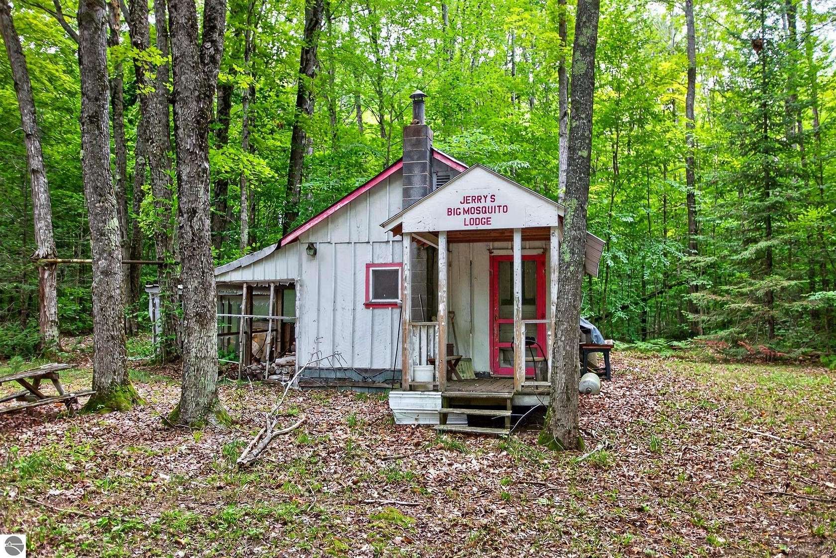 10 Acres of Recreational Land with Home for Sale in Kalkaska, Michigan